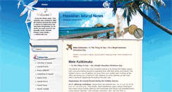 Desktop Screenshot of hawaiianislandnews.co